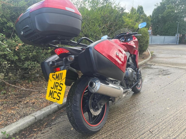 2011 11 HONDA CBF1000FA-B CBF 1000 TOURER LUGGAGE RED CLEAN CBF1000 F ABS