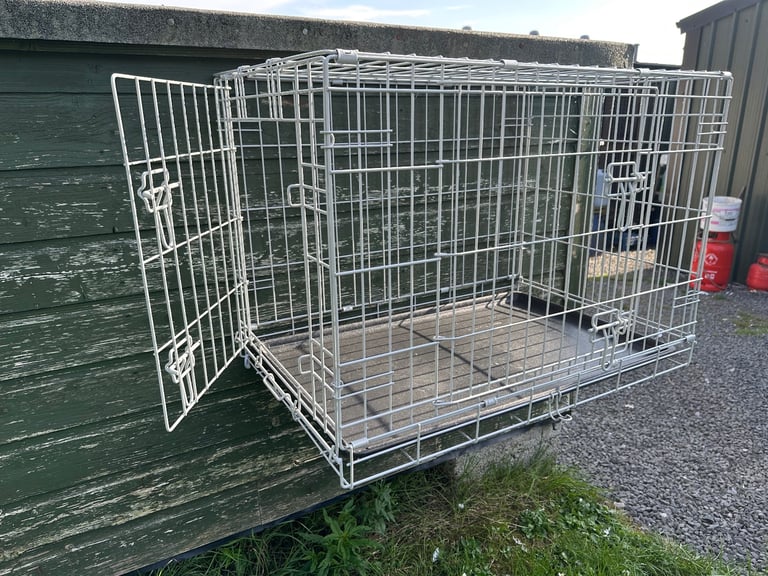 Dog cage L 30 D 19 H21 colour grey