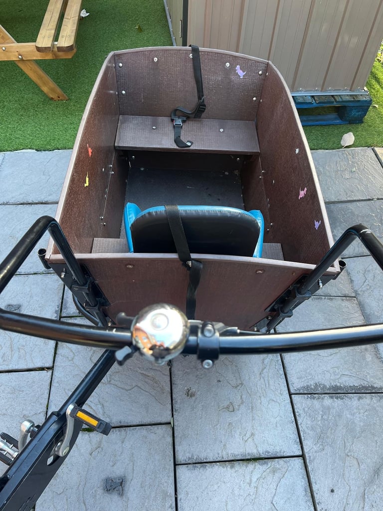 Cargo Bike with Front Passenger Box