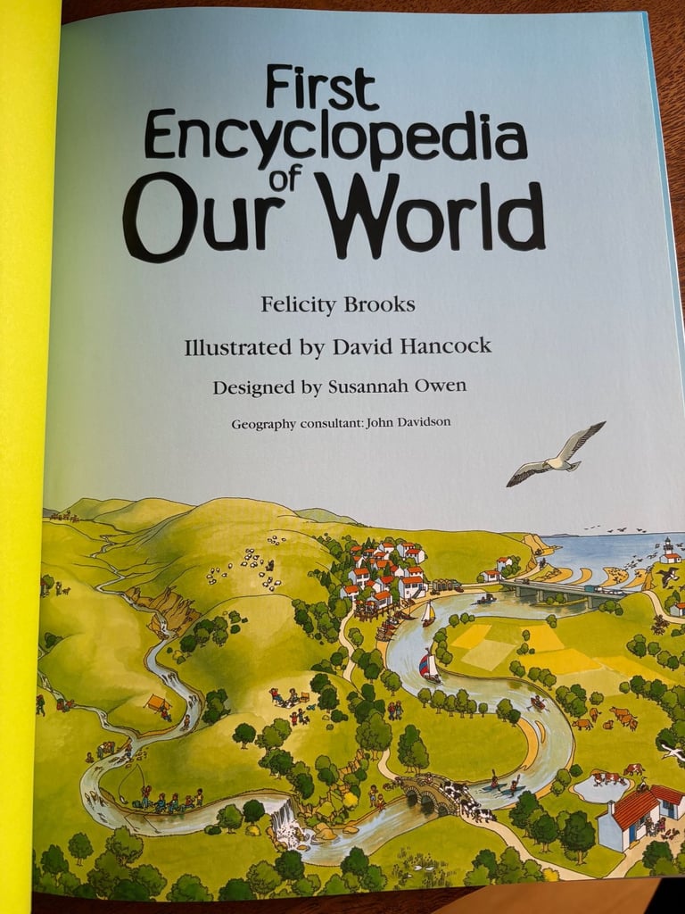 Usborne First Encyclopedia of our World 🌎