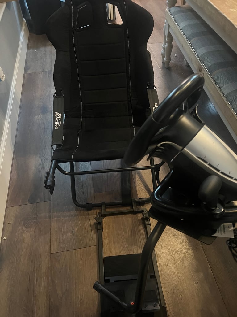 Full racing sim set up including console and games!