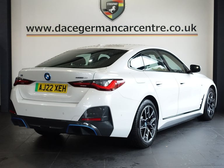 2022 BMW i4 40 83.9kWh M Sport Gran Coupe 5dr Electric Auto eDrive (340 ps) Hatchback ELECTRIC Au...