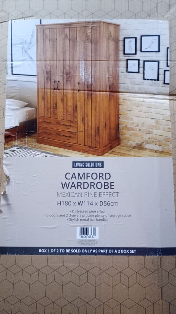 image for Brand new in box wardrobe