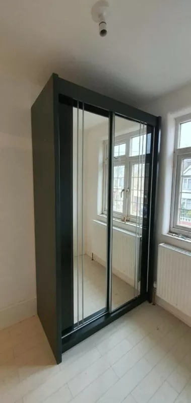 SALE 50% OFF- Brand New 3/2 Doors Sliding Wardrobe High Gloss or Matte Finish with Mirrors