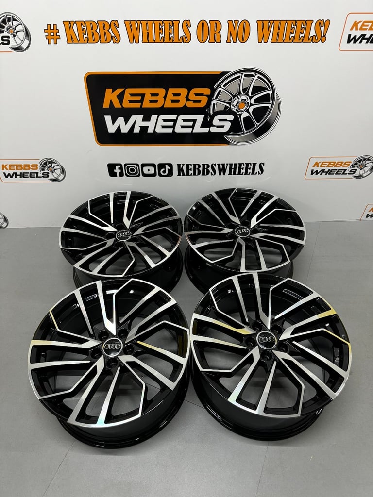 18" AUDI 2021 RS5 STYLE ALLOY WHEELS A3 A4 A5 A6 A7 A8 S3 S4 S5 S6 Q3 Q5 VW GOLF MK5 MK6 MK7