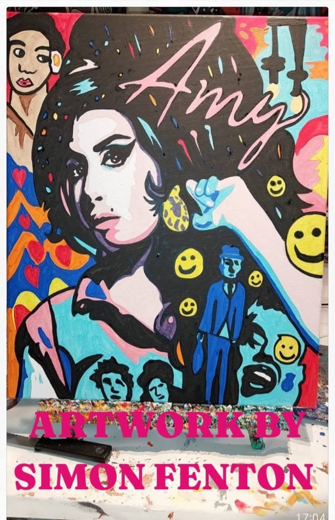 image for AMY WINEHOUSE PAINTING