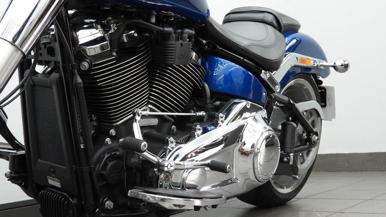 HARLEY-DAVIDSON FAT BOY 114 1868cc 2022 22reg Blue only 7,127 Miles 