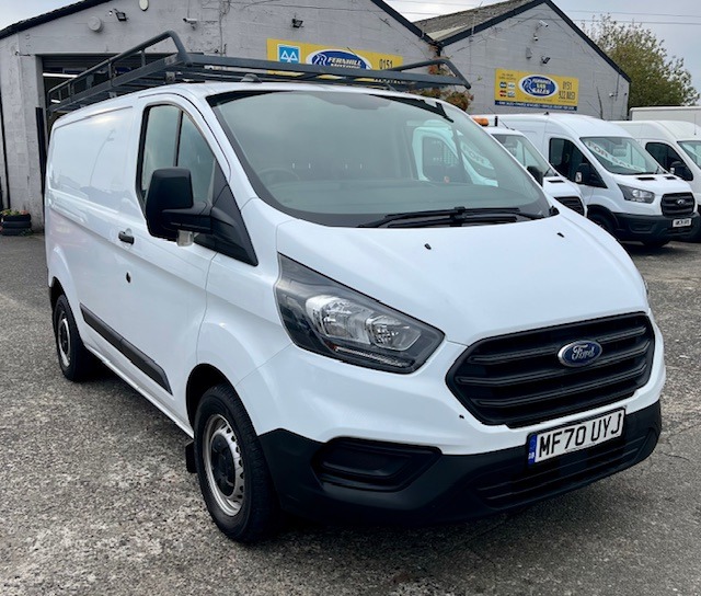 FORD TRANSIT CUSTOM 2.0 EcoBlue 105ps Low Roof Leader Van 2020 White