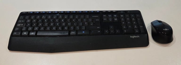 image for Logitech keyboard and mouse 