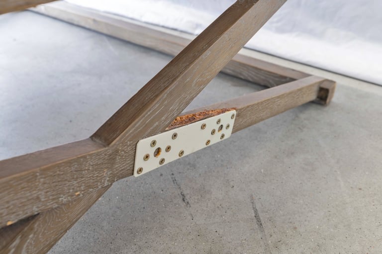 Low Square Elm Large Coffee Table | RRP £980
