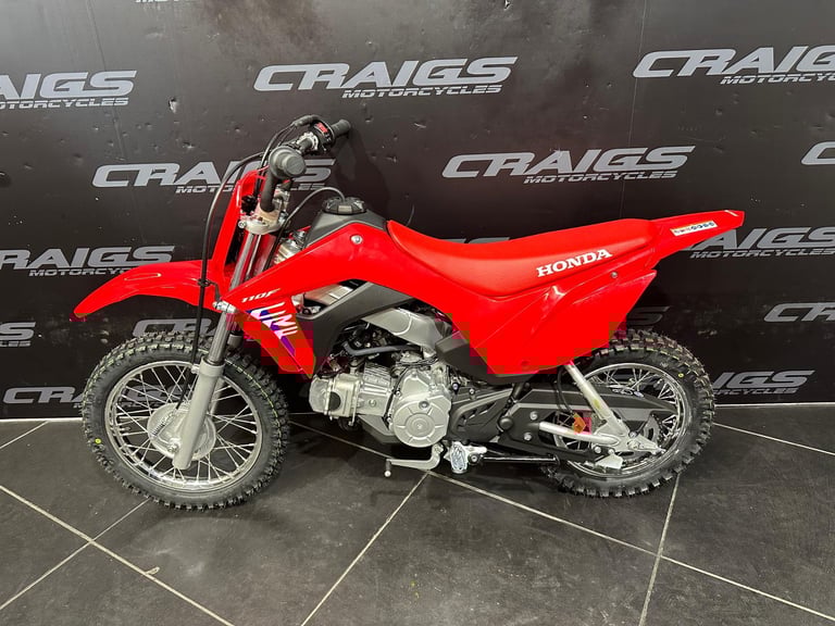 Honda CRF 110 2025 NEW 4 STROKE JUNIOR FUN BIKE AT CRAIGS MOTORCYCLES