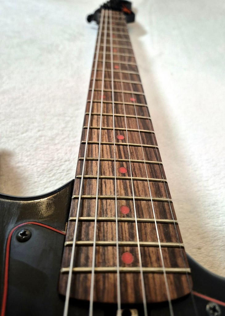 1985 Marlin Sidewinder Gothic Stratocaster 