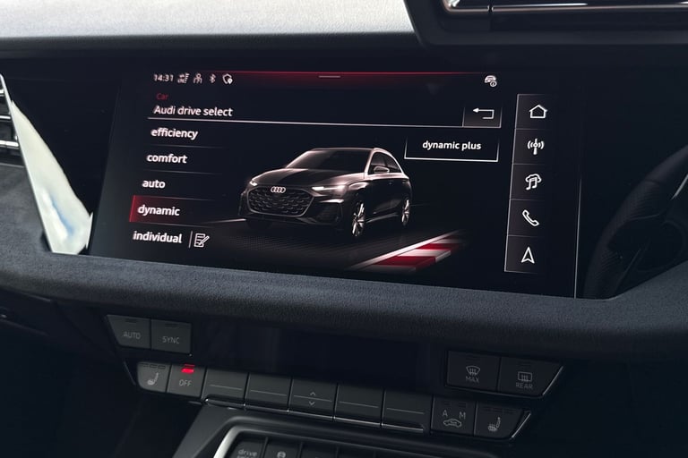 2025 Audi S3 2.0 TFSI Black Edition Sportback S Tronic quattro Euro 6 (s/s) 5dr Hatchback Automatic