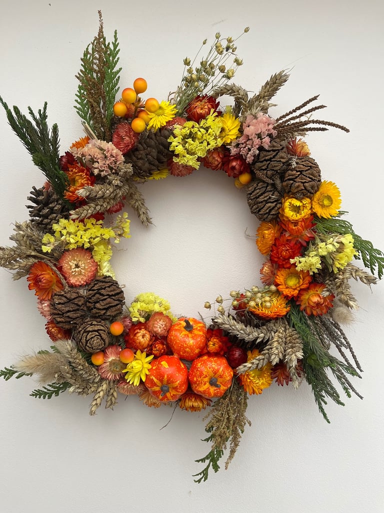 image for Autumn pumpkin wreath