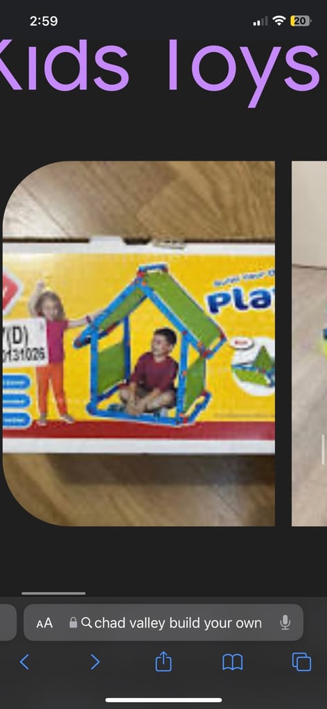 image for Chad Valley Build your own play centre kit