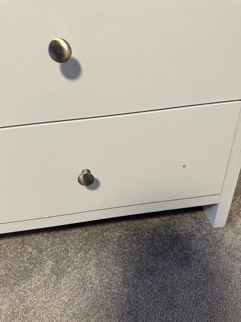 Wayfair IrisVibe 3+4 Drawer Chest of Drawers, White