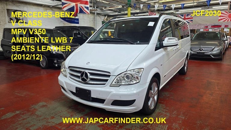 2012 Mercedes-Benz V-Class V Class V350 AMBIENTE LWB 7 SEAT LEATHER MPV Petrol Automatic