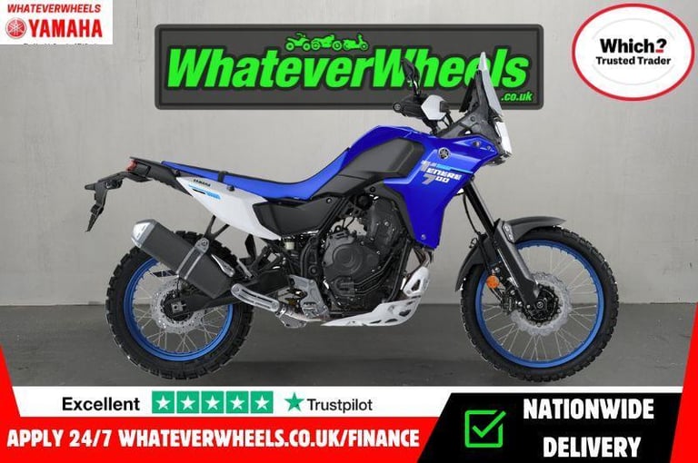 image for 3 Years Free Servicing or Lifetime Warranty Yamaha Tenere 700 Adventure Bike
