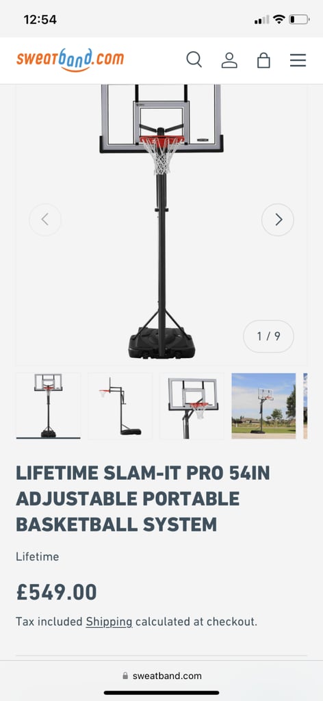 image for Costco Basketball hoop 