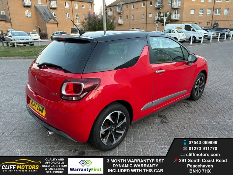 2017 DS DS3 Elegance - New Years MOT - £20 Road Tax - ULEZ Compliant - 3 Month Warranty