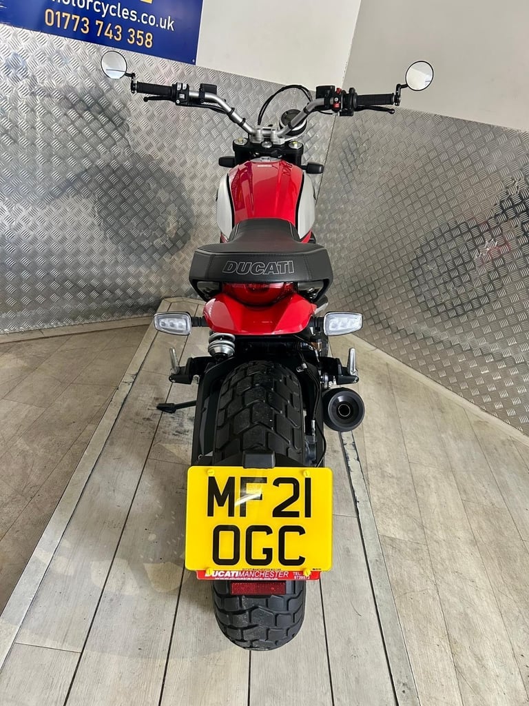 DUCATI SCRAMBLER 800, 2021, ONLY 1 OWNER & 1,758 MILES!! EXCELLENT COND