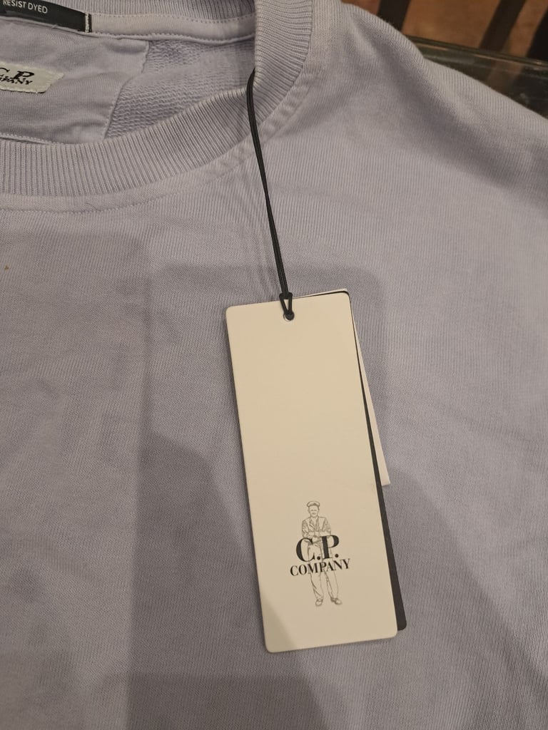C.P. Company Resist Dyed Sweatshirt – New with Tags (Lens Missing)