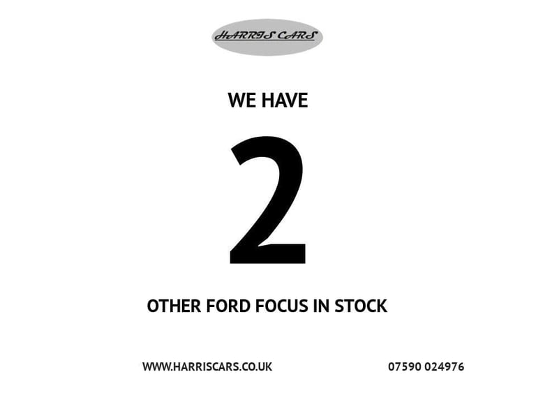 2013 Ford Focus 1.0 125 EcoBoost Zetec 5dr HATCHBACK PETROL Manual