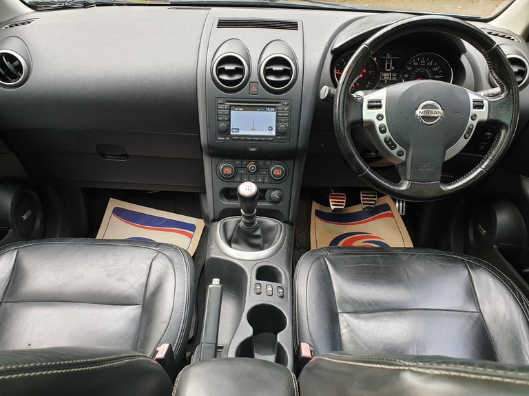 NISSAN QASHQAI 1.5 DCI TEKNA+2*7SEATS*2012*FSH*LEATHER*PANROOF*PARKING CAM*NAV*BL-TOOTH*XENONS#JEEP