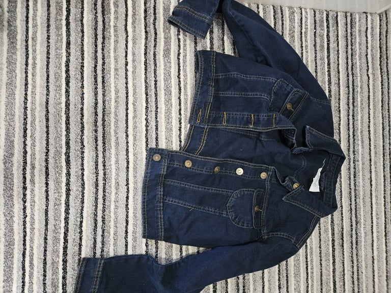 Womens leather and 1 denim jacket size 10