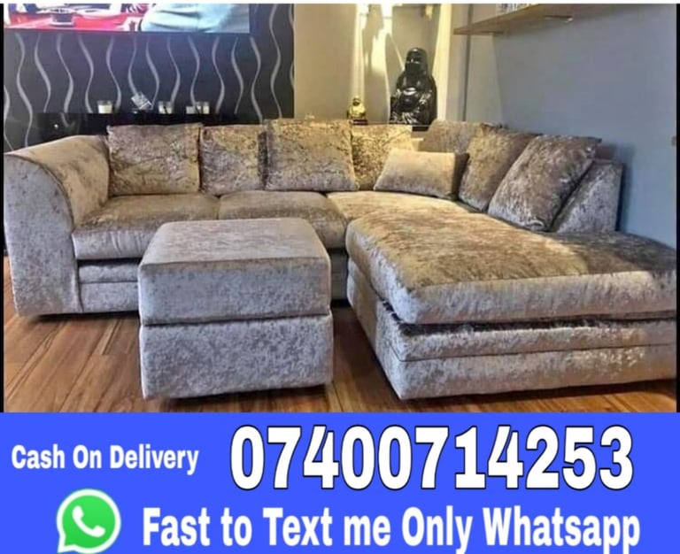 image for UK Sale on Comfy Sofas – L-Shape Corner & 3+2 Seater Sofa - Reply me whats app