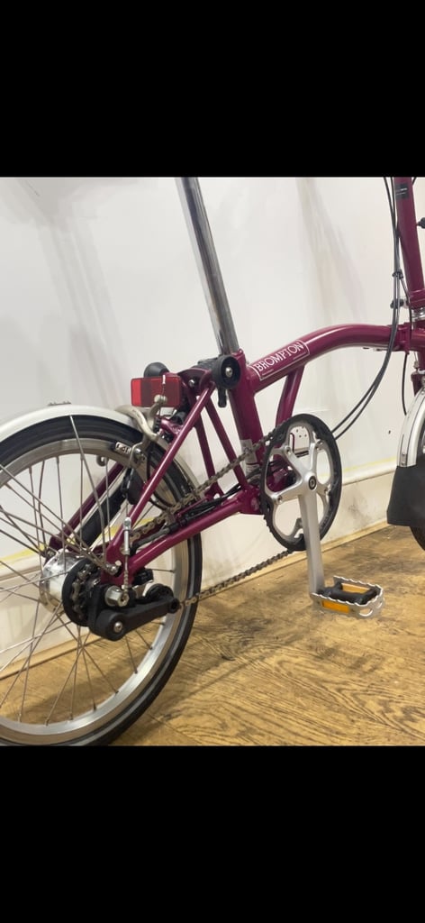 Brompton M6L (C Line Explore) - Brooks Saddle - Claret
