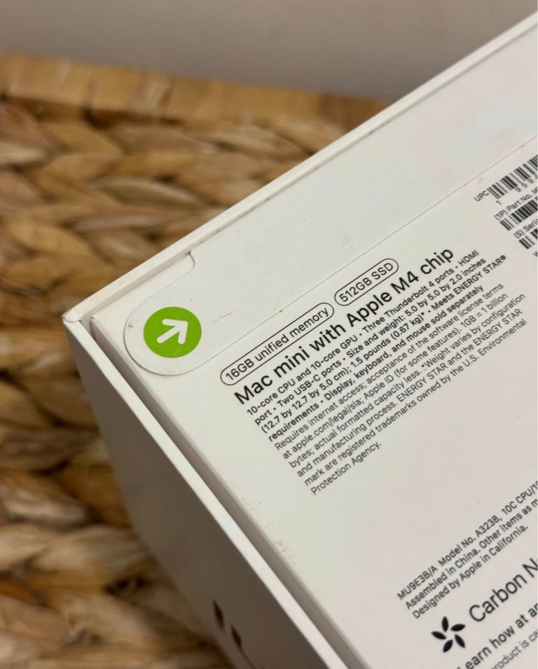 Apple Mac Mini M4 512GB 16GB