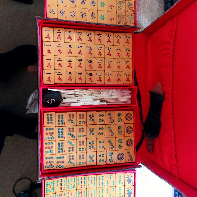  Vintage Mahjong set 1924