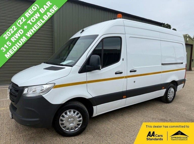 2022 Mercedes-Benz Sprinter 2.0 315 CDI Progressive Panel Van 5dr Diesel Manual RWD L2 H2 Euro 6 ...