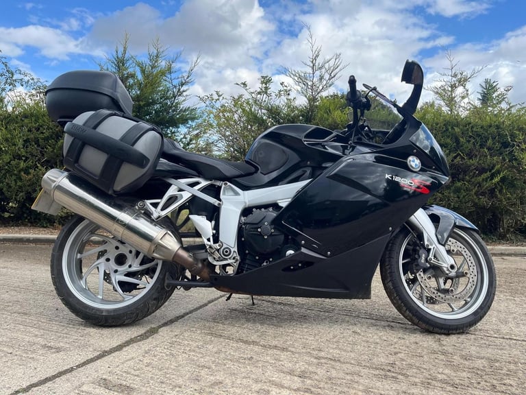 2007 07 BMW K1200S K 1200 S K1200 SPORTS TOURING CLEAN BLACK NEW MOT LUGGAGE