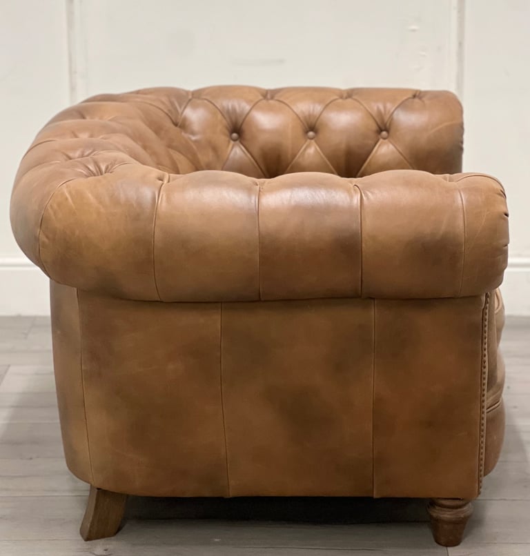 Alexander & James Abraham Leather Chesterfield Armchair