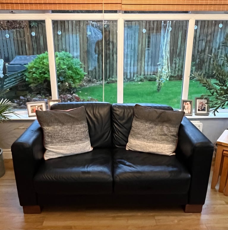 Leather Sofas and Chair