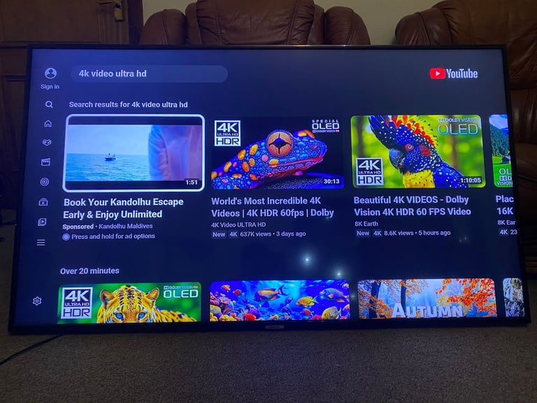 Samsung 55 inch 4 HDR Smart TV