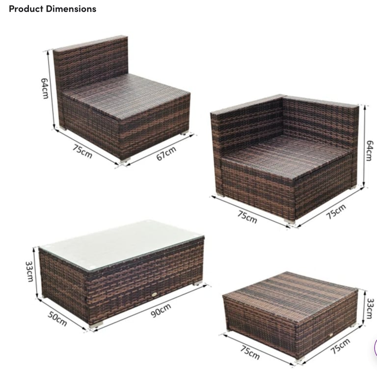 Outdoor Sofa Set 