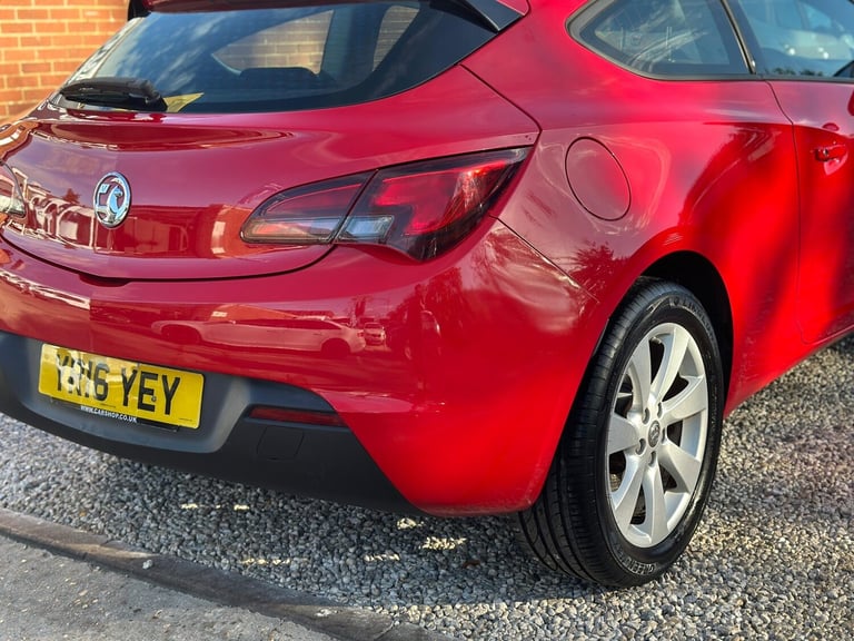 2016 Vauxhall Astra GTC 1.4i Turbo Sport Euro 6 (s/s) 3dr HATCHBACK Petrol Manual