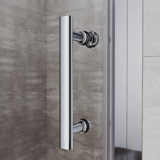 900mm Frameless Pivot Hinged Shower Door