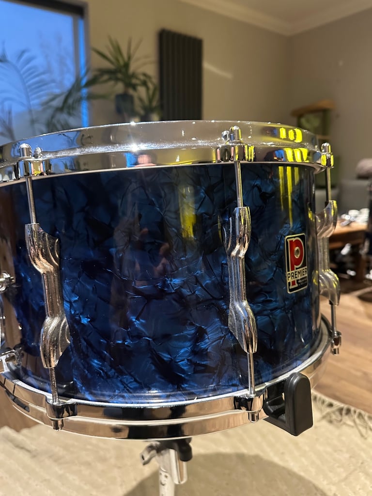 1960s Premier Blue Pearl Drums Various Sizes 