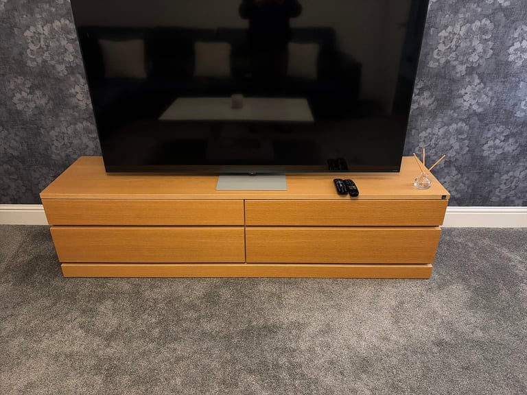 image for SKOVBY TV oak TV unit