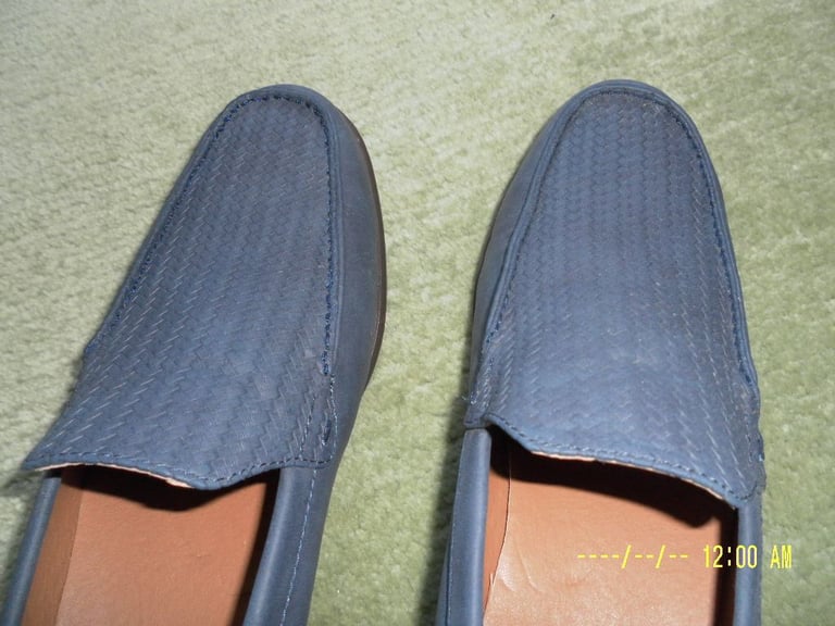Gents dress shoes,  Blue,  Size 6,  