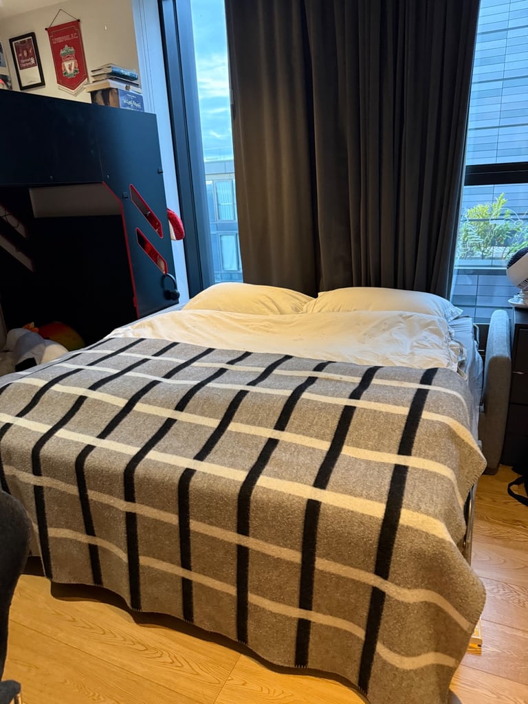 Custom-Made Sofa Bed –including Super King Mattress (180x200cm) – Kvadrat Hallingdal Fabric