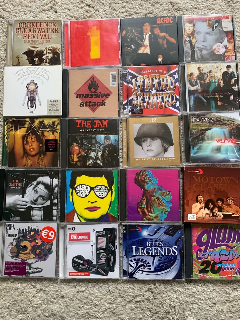 300 CD’s Rock,Blues, Jazz, Pop plus others 