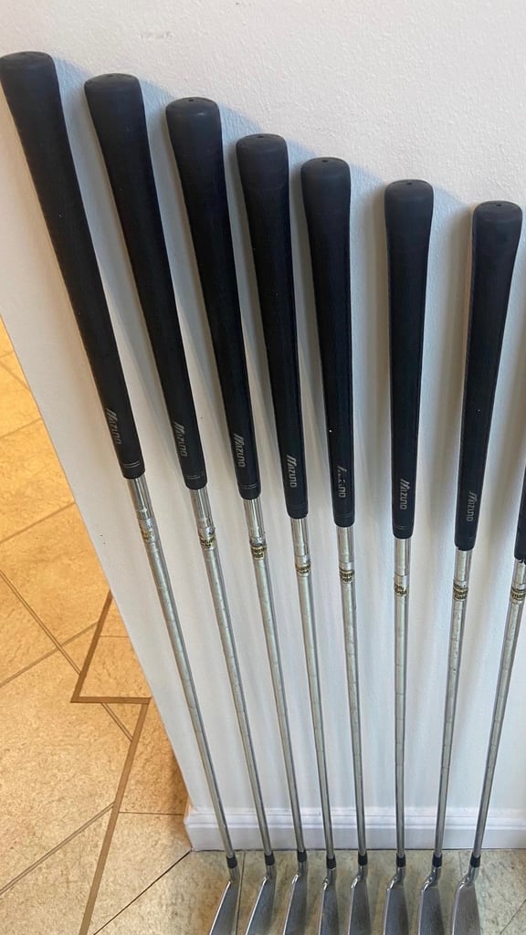 Mizuno MP 30 Gents Gold Irons.
