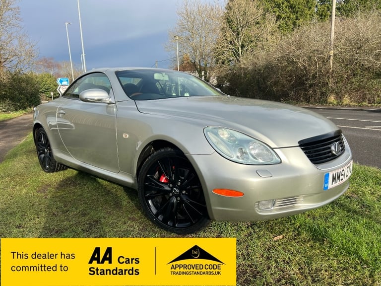 image for 2001 Lexus SC 430 4.3 2dr Auto JUST 58k 11 SERVICES  CONVERTIBLE Petrol Automatic