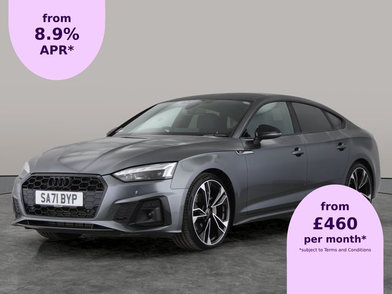 2021 Audi A5 2.0 TFSI 40 Black Edition Sportback 5dr Petrol S Tronic Euro 6 (s/s) (204 p Hatchbac...