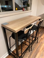 Habitat Table and x2 Chairs